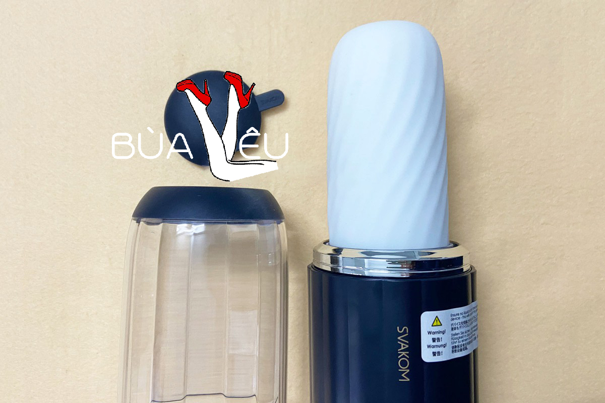 Âm đạo giả Svakom Alex Neo 2 rung thụt điều khiển điện thoại