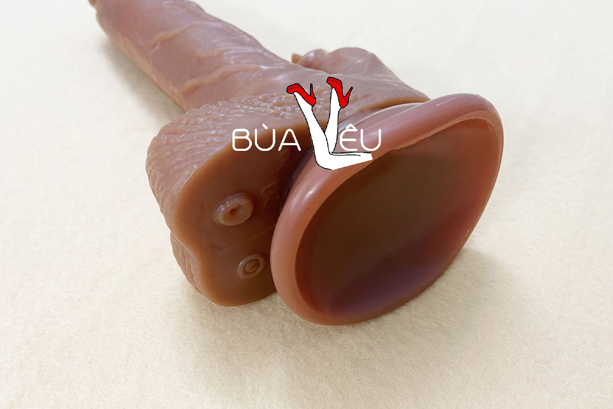 Dương vật giả 2 đầu rung ngoáy điều khiển từ xa