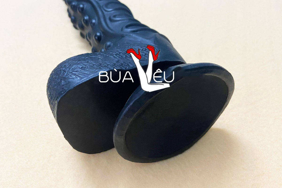 Dương vật giả có đế siêu khủng 10 inch đen