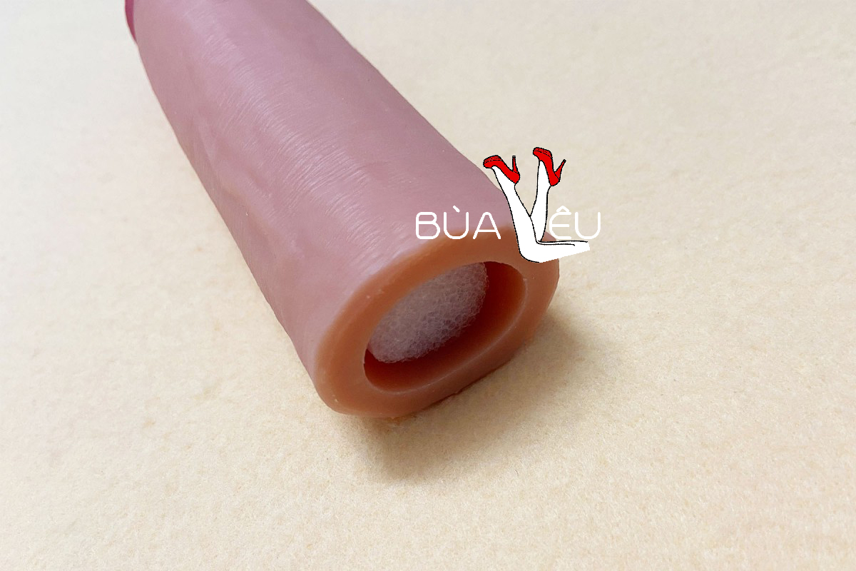 Sextoy bao cao su đôn dên Nature Extender da nâu