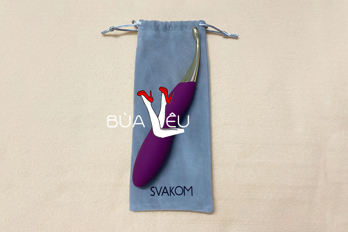 Máy massage điểm G cao cấp Svakom Beatrice 2 đầu rung phụ kiện
