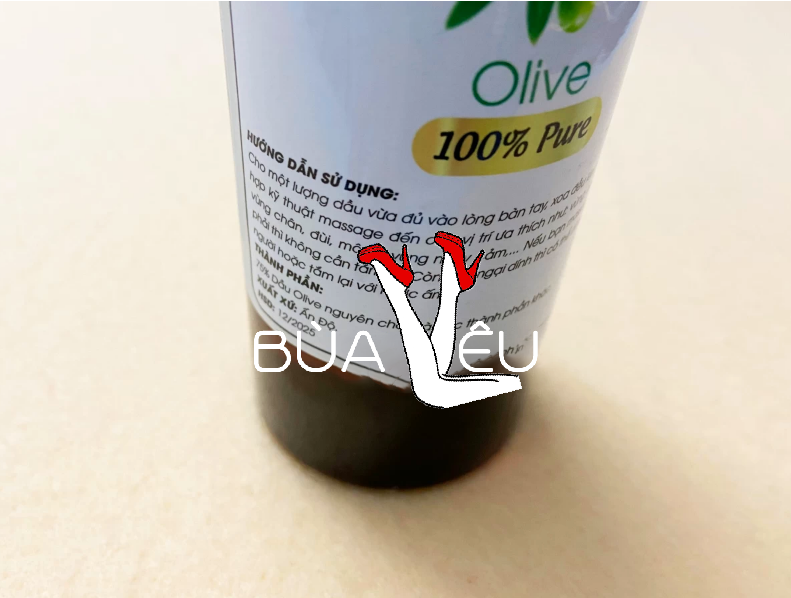Dầu Massage Yoni-Body Olive không mùi 250ml