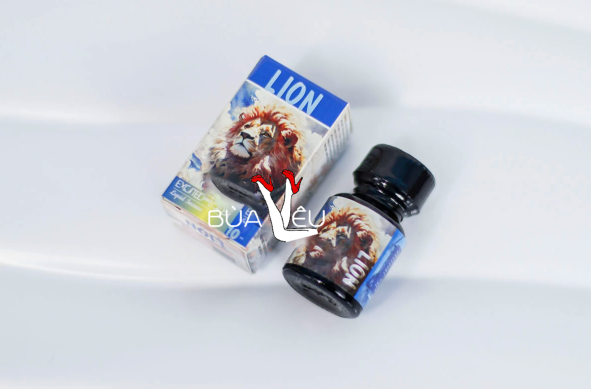 Chai hít Lion 10ml tăng cảm giác khoái cảm