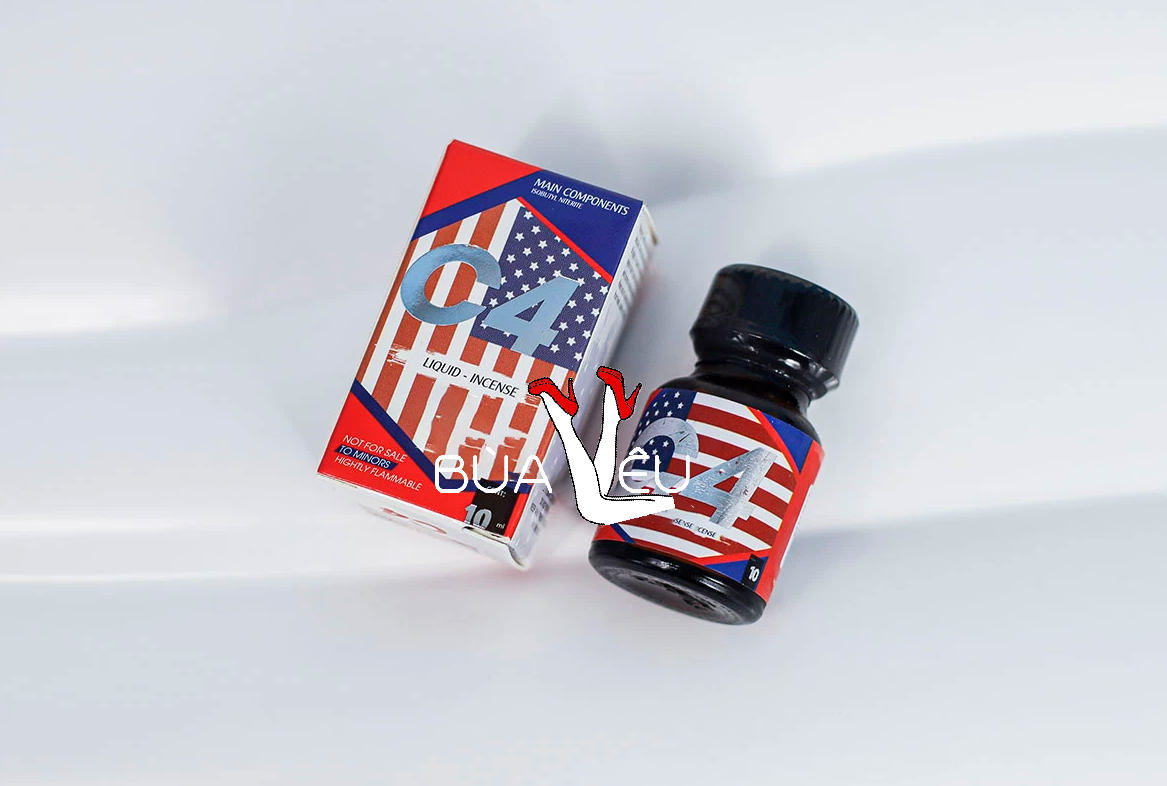 Chai hít C4 Liquid Incense 10ml tăng cảm giác phấn khích