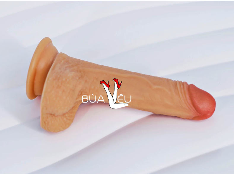 Dương vật giả có đế Lovetoy Nature Cock 7 inch có bìu