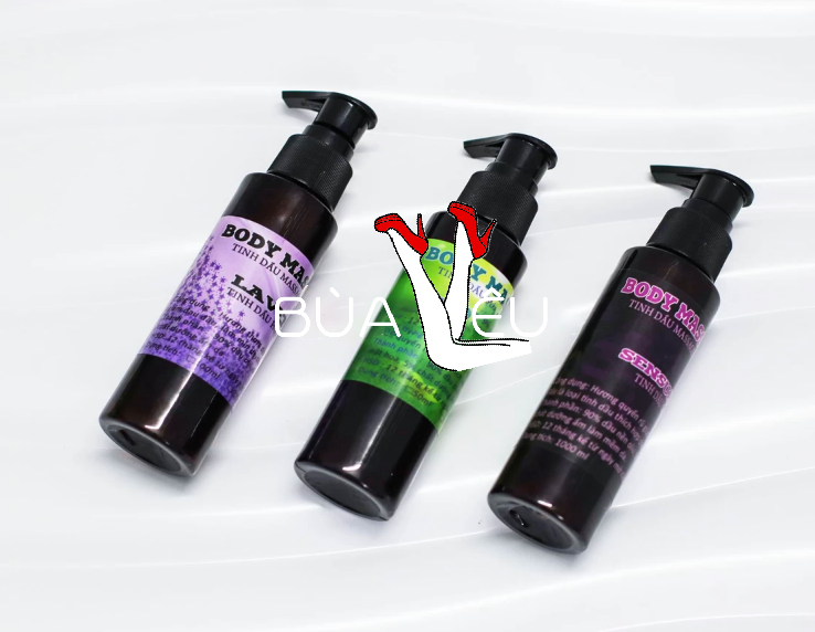 Chai tinh dầu massage body 100ml gợi cảm