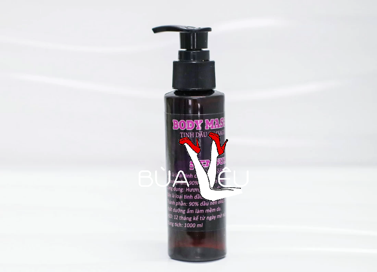 Chai tinh dầu massage body 100ml gợi cảm