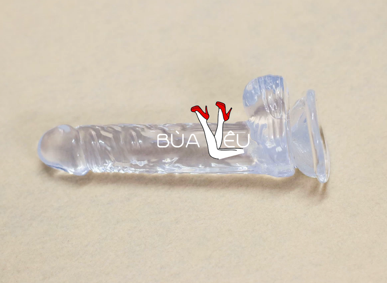 Dương vật giả có đế trong suốt không rung