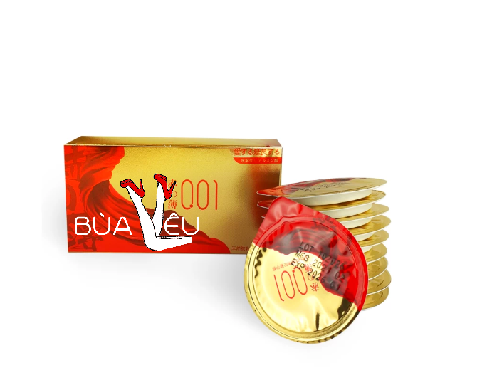 Bao cao su siêu mỏng kéo dài thời gian nhật bản 0.01