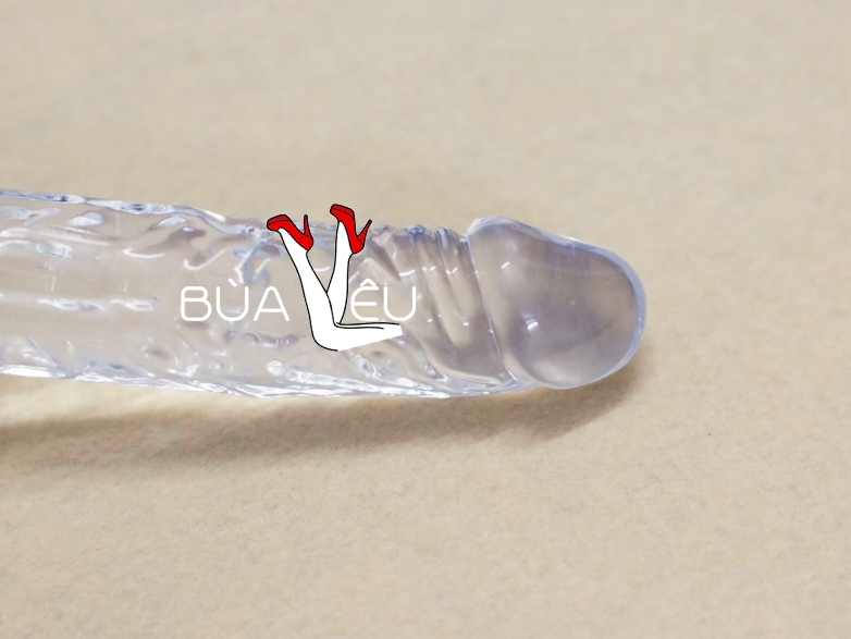 Dương vật giả có đế trong suốt không rung