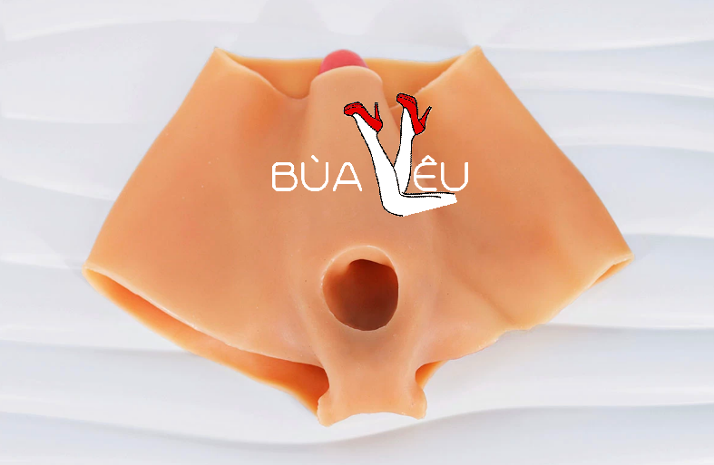 Quần silicon dương vật giả rỗng ruột