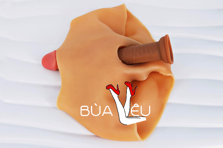 Quần silicon dương vật giả rỗng ruột