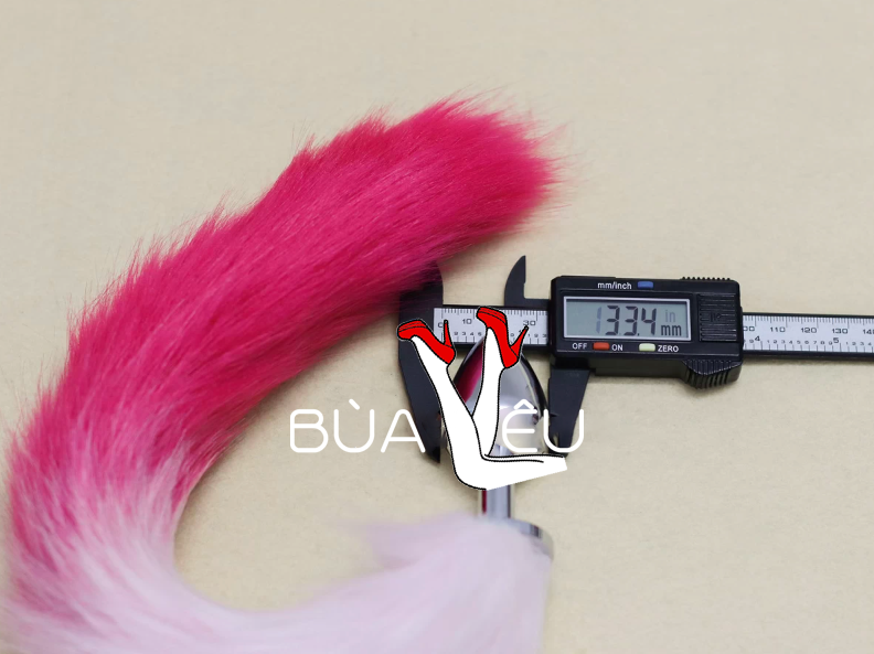 Dụng cụ kích thích hậu môn đuôi chồn hồng