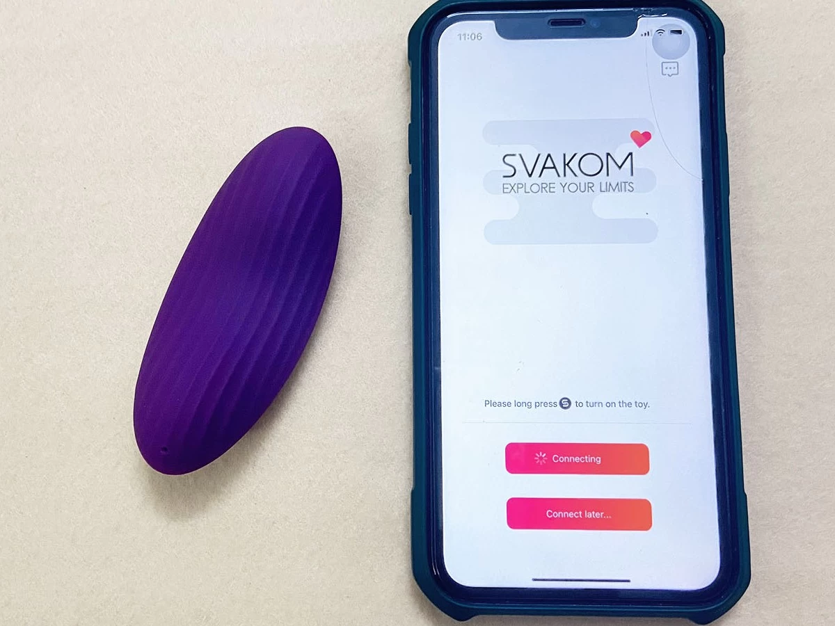 Lưỡi liếm âm đạo Svakom Edeny Echo Neo siêu mềm điều khiển qua app, có quần lót