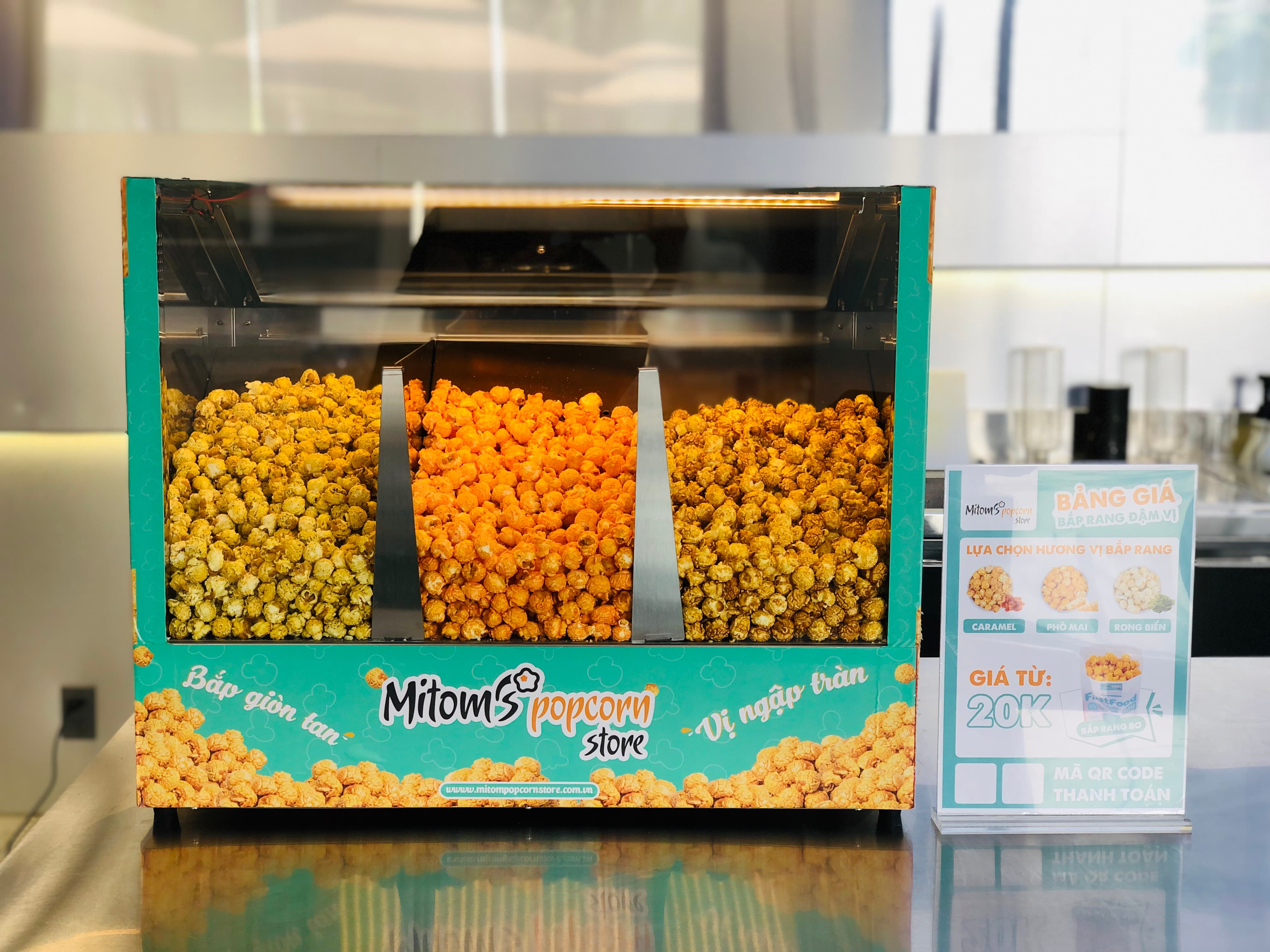 CHI NHÁNH NHƯỢNG QUYỀN BẮP RANG BƠ MITOM'S POPCORN - 6:AM COFFEE TẠI HÓC MÔN