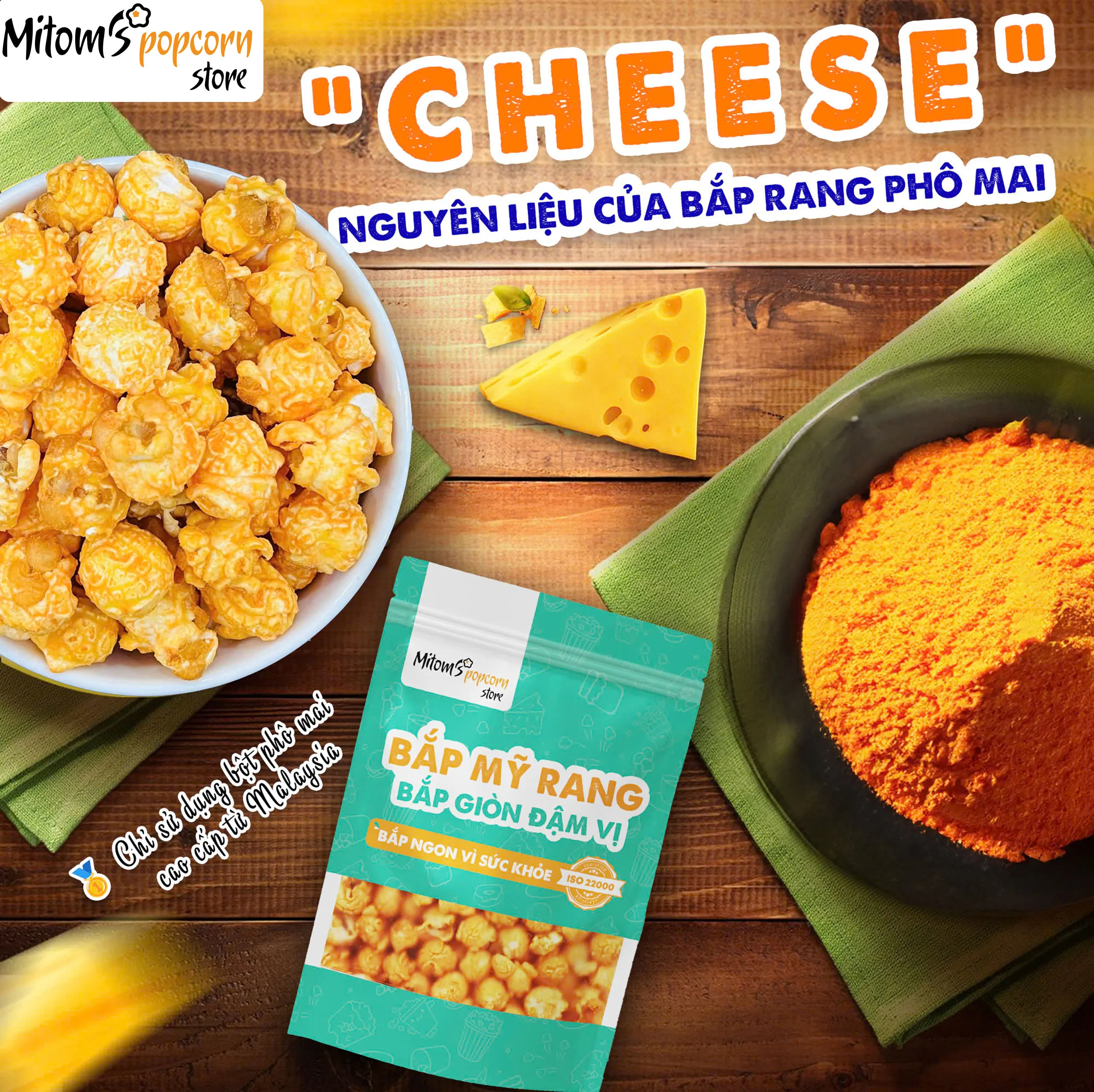 Bắp rang bơ phô mai