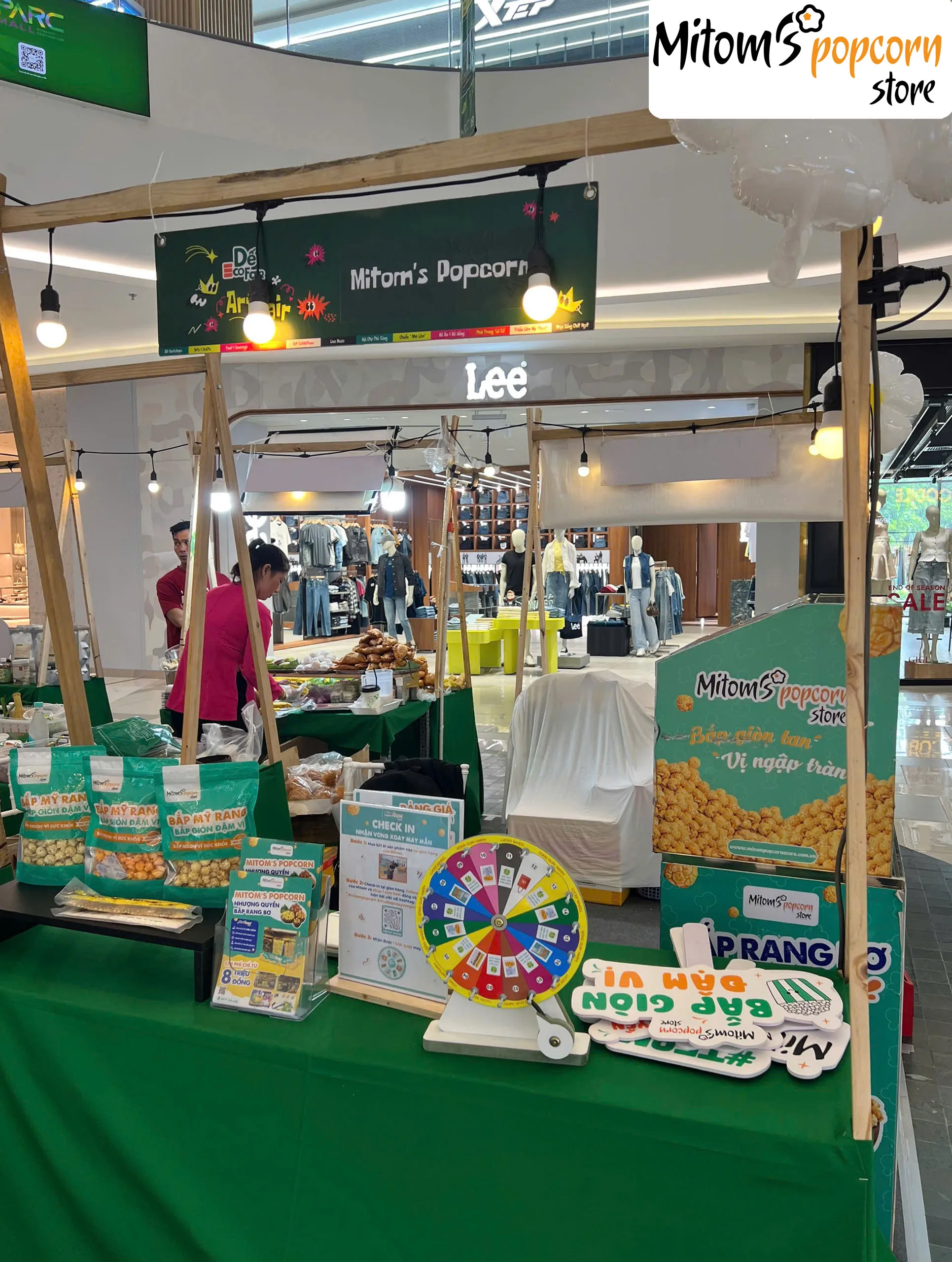 Mitom's Popcorn tại hội chợ Parc Mall