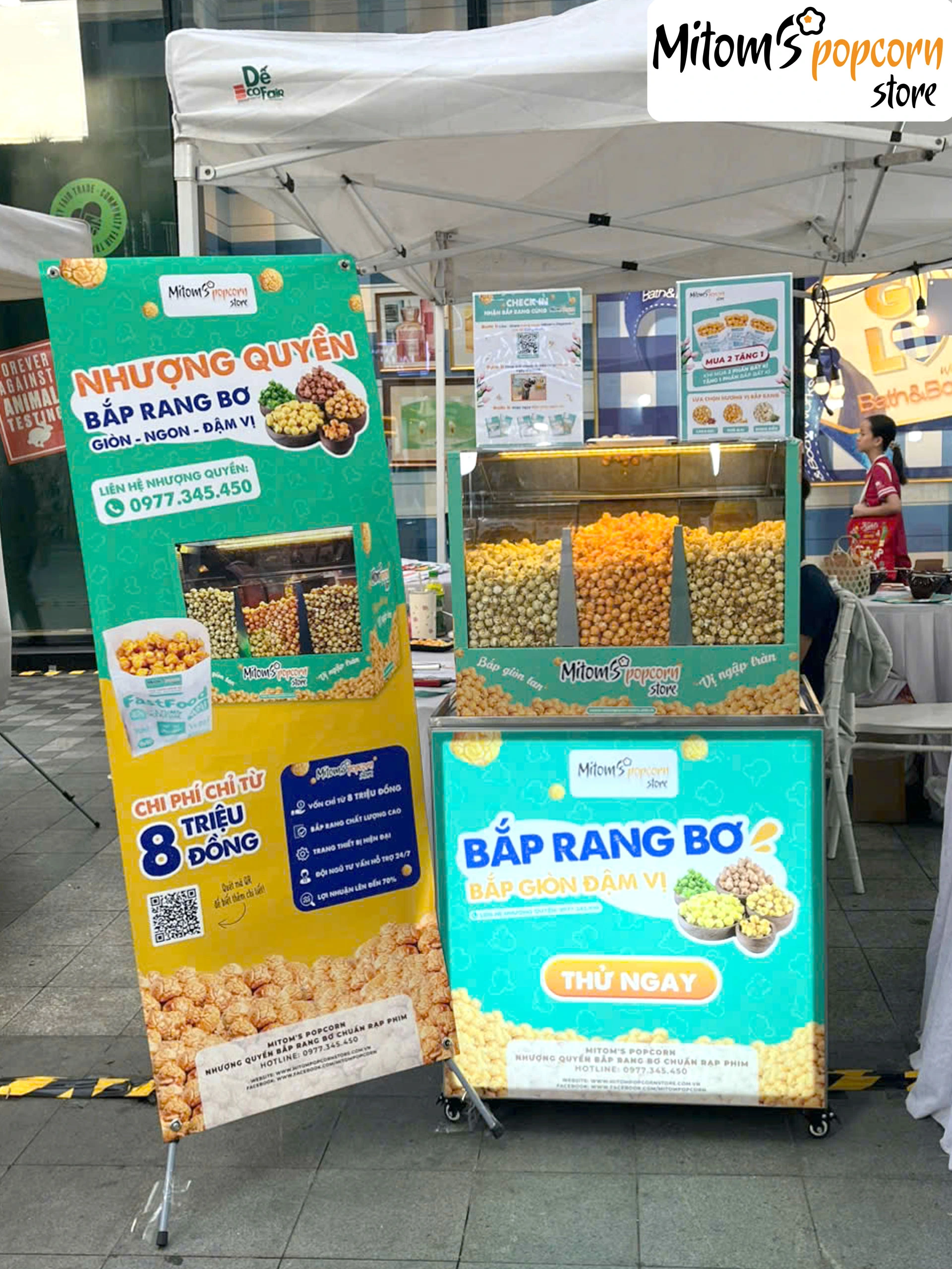 Thương hiệu nhượng quyền Mitom's Popcorn