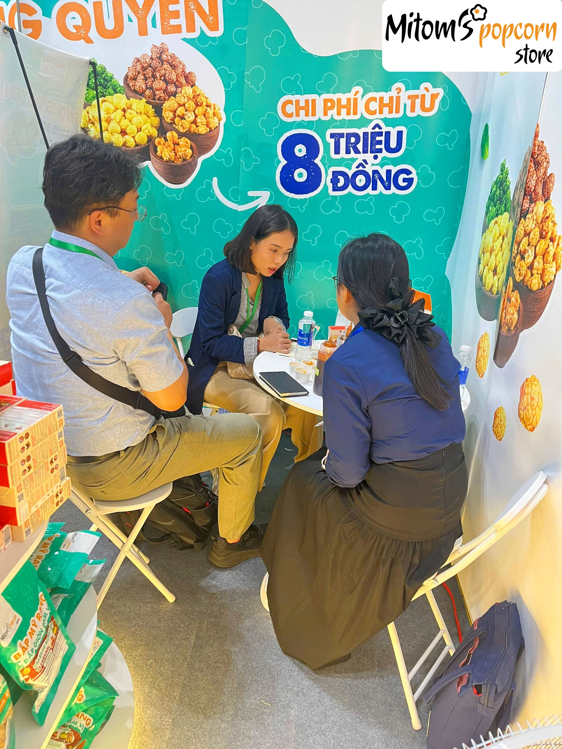 Hỗ trợ đối tác nhượng quyền Mitom’s Popcorn&nbsp;