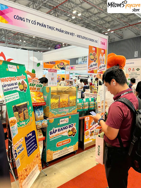 snack bắp rang bơ mitom