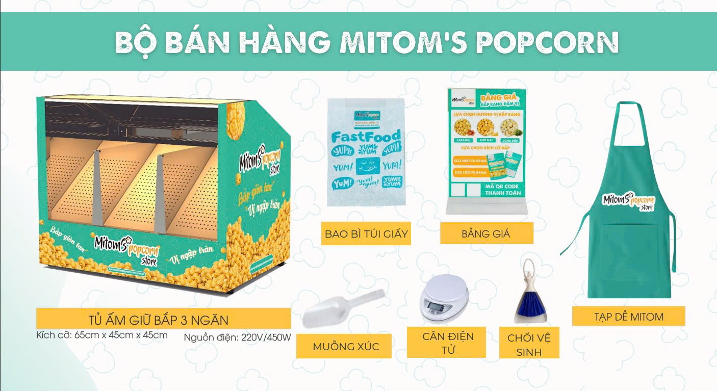 snack bắp rang bơ