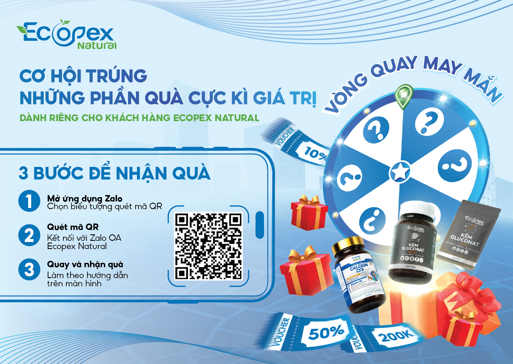 KHÁM PHÁ VÒNG QUAY MAY MẮN CÙNG ECOPEX NATURAL