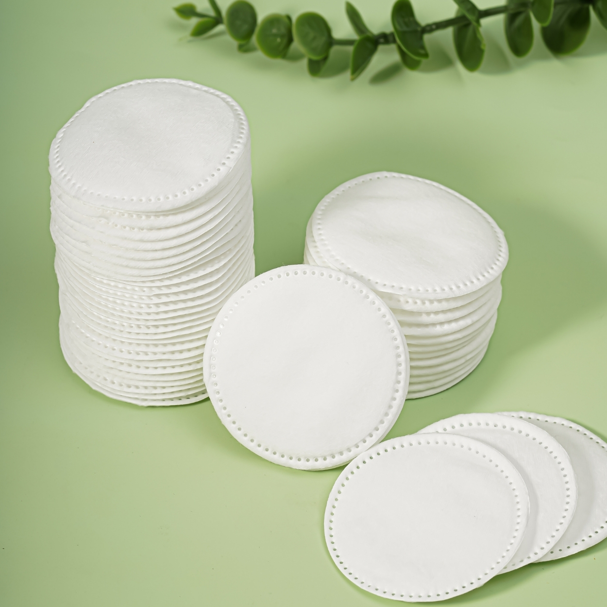 Bông tẩy trang Emalia 100% cotton gói 120 Miếng