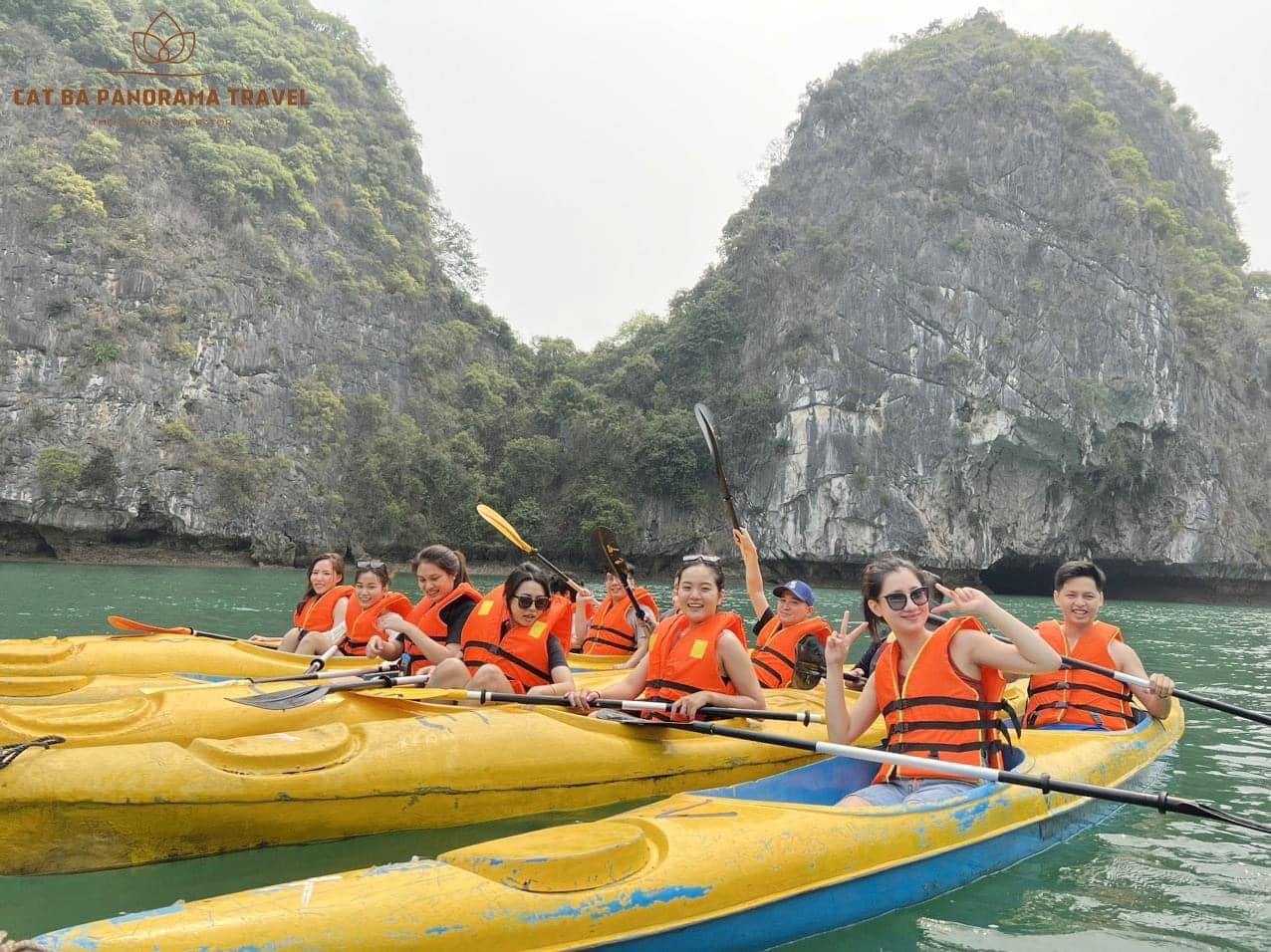 Tour Nửa Ngày Ngắm Hoàng Hôn - Du Thuyền PANORAMA - Vịnh Lan Hạ