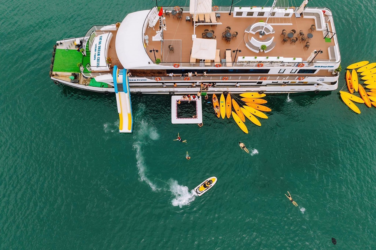 Tour Nửa Ngày Ngắm Hoàng Hôn - Du Thuyền DREAM CRUISE - Vịnh Lan Hạ