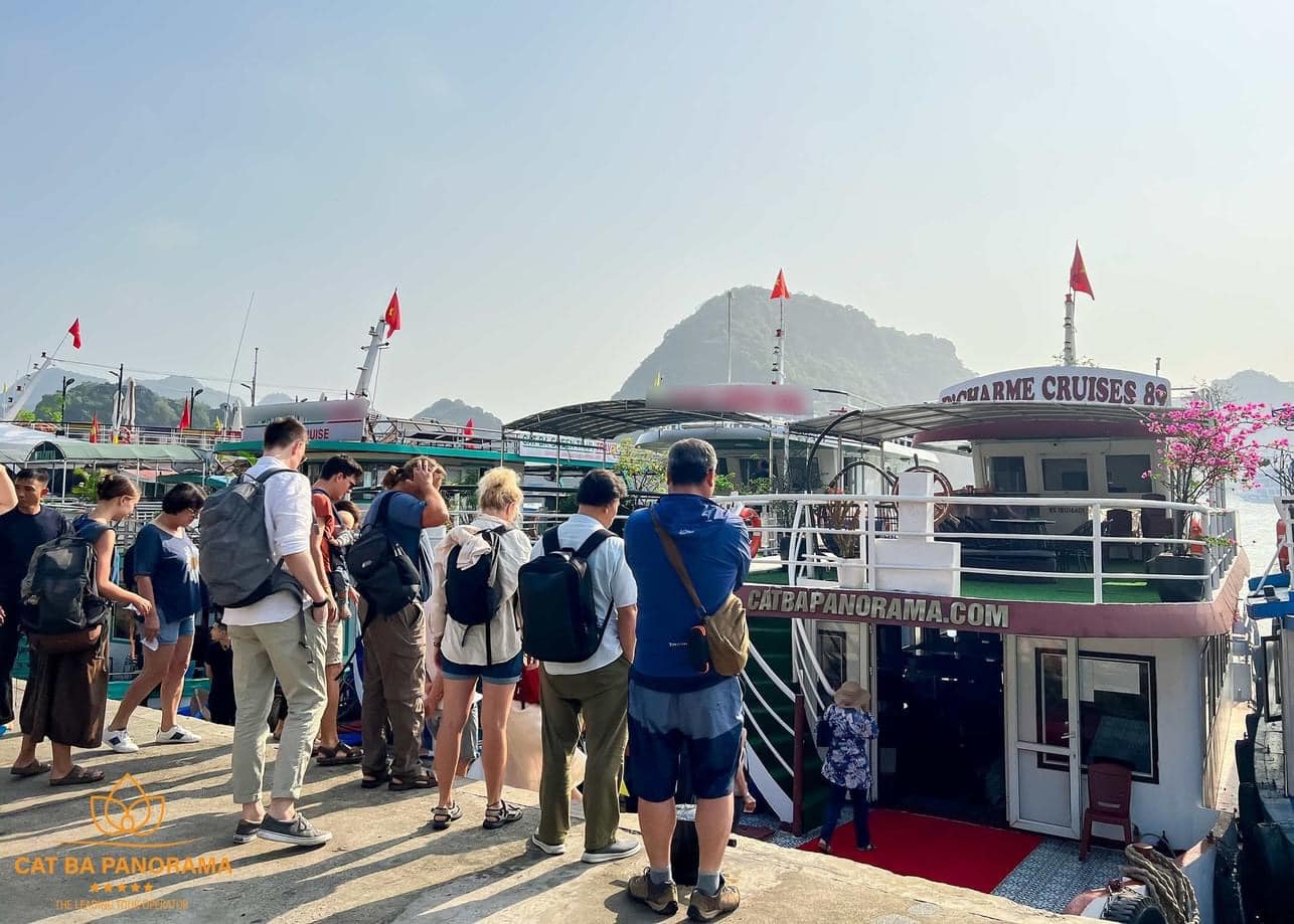 Tour Nửa Ngày Ngắm Hoàng Hôn - Du Thuyền PANORAMA - Vịnh Lan Hạ