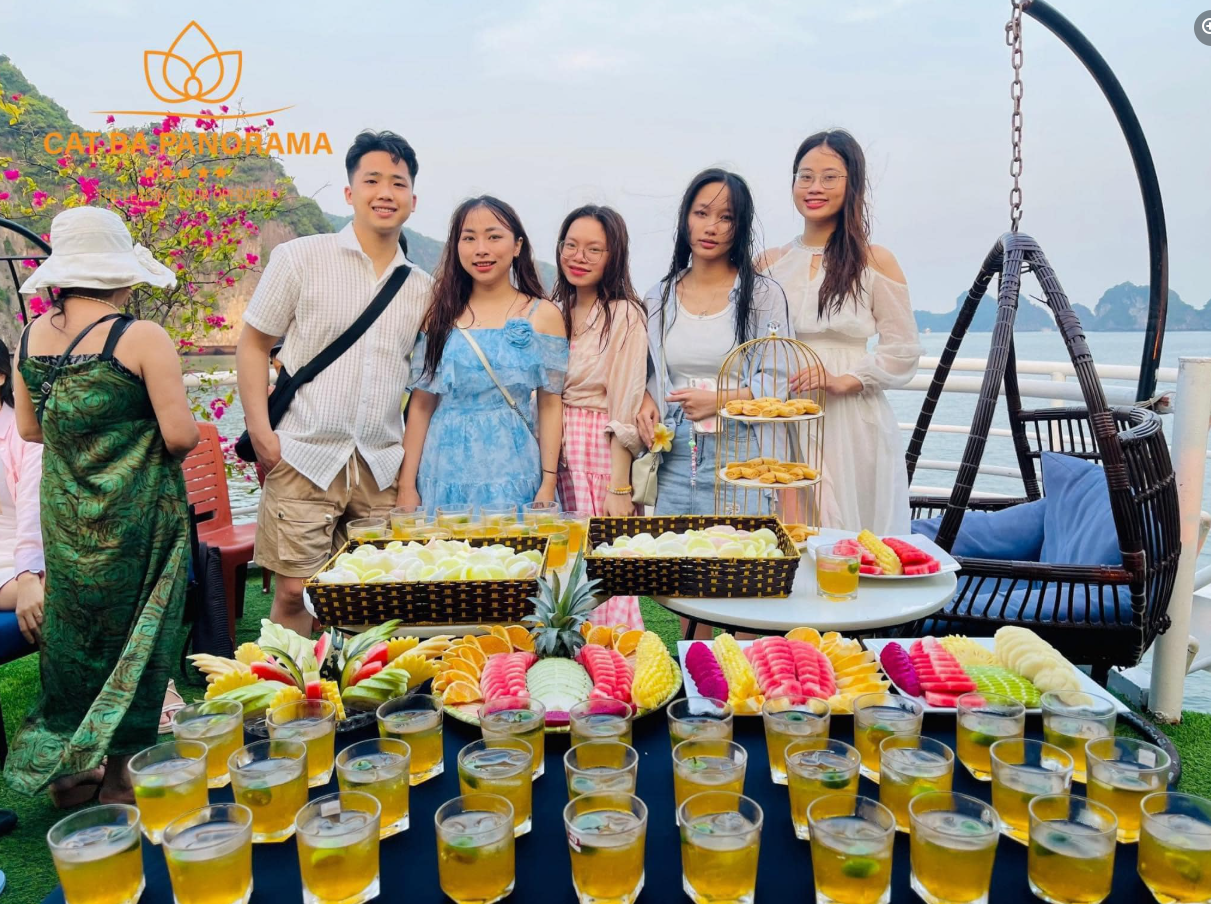 Tour Nửa Ngày Ngắm Hoàng Hôn - Du Thuyền PANORAMA - Vịnh Lan Hạ