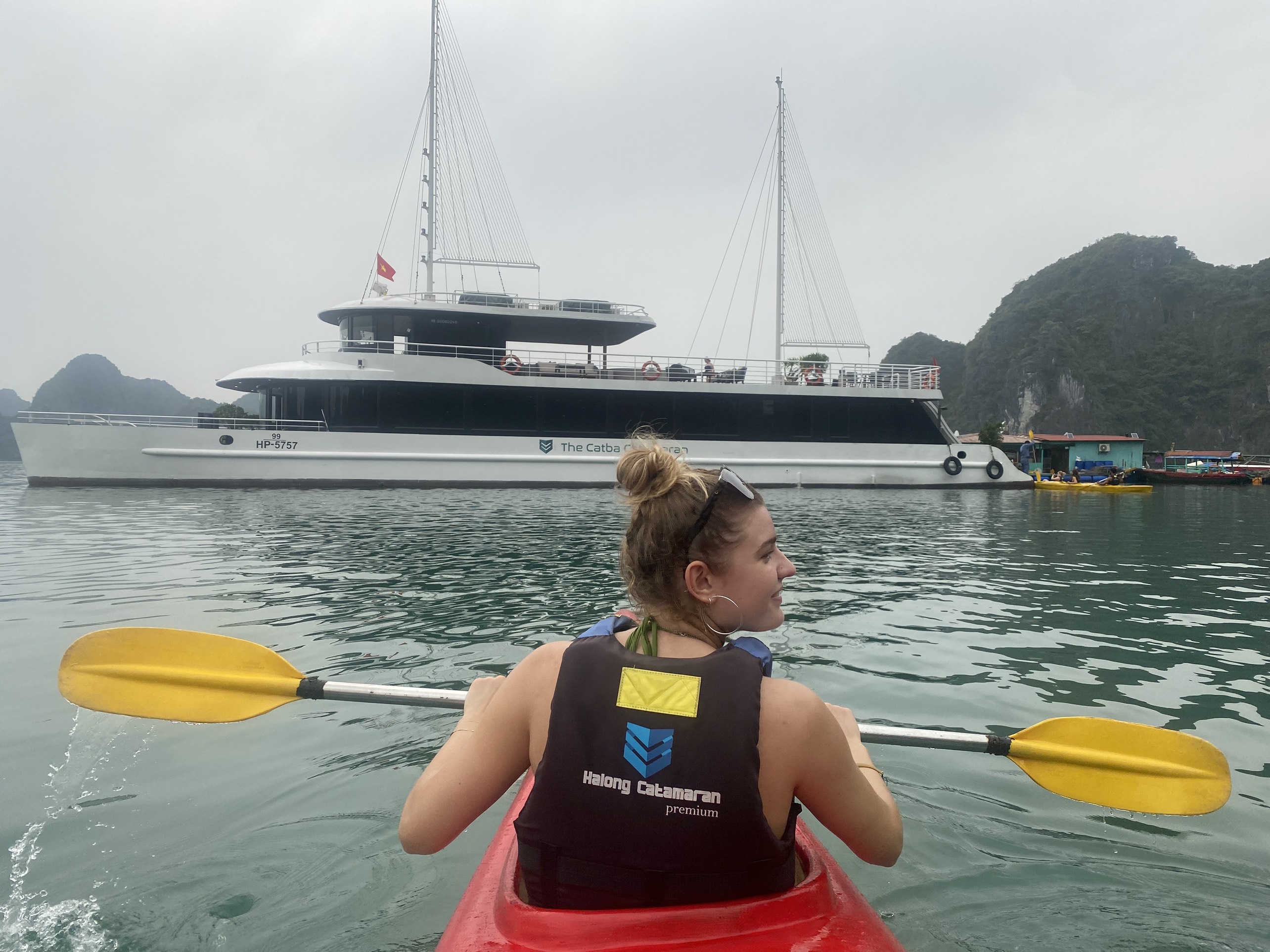 Tour Nửa Ngày Ngắm Hoàng Hôn - Du Thuyền THE CATBA CATAMARAN - Vịnh Lan Hạ