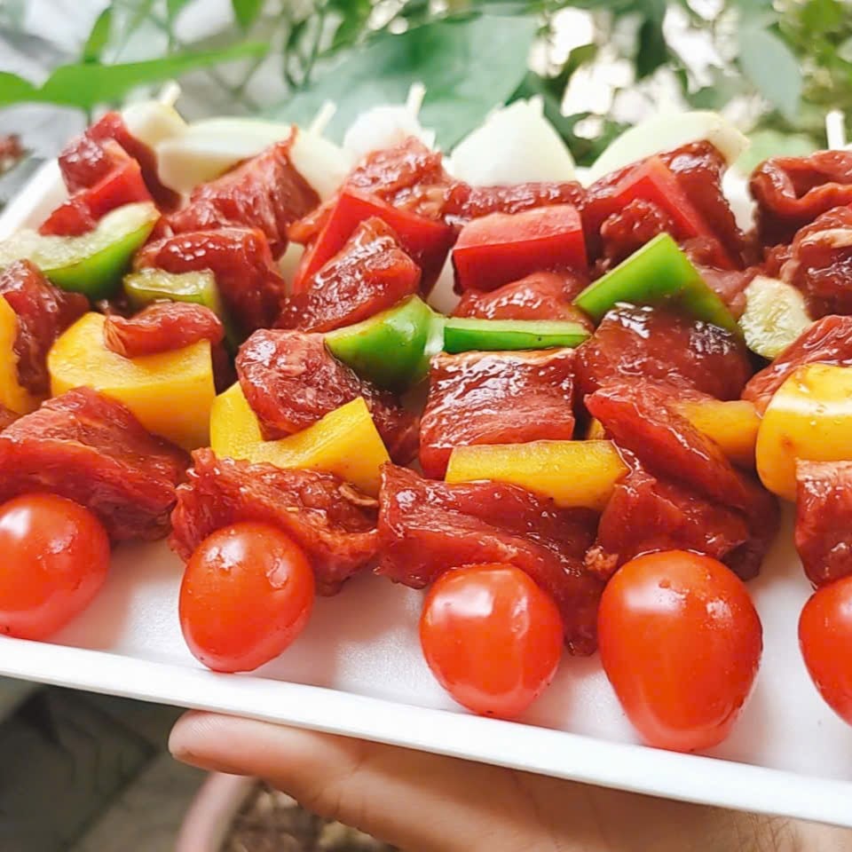 Bò Xiên Rau Củ
