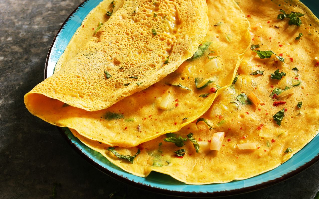 Bánh Xèo Chay – Vỏ Giòn, Nhân Nấm Rau Ngon