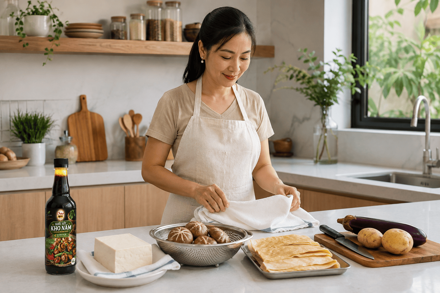 Cách Sơ Chế Đậu Hũ, Nấm Và Tàu Hũ Ky Trước Khi Kho