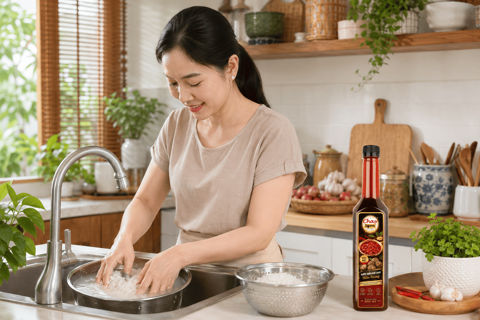 Cách Nấu Cơm Tấm Bằng Nồi Cơm Điện Không Quá Khô