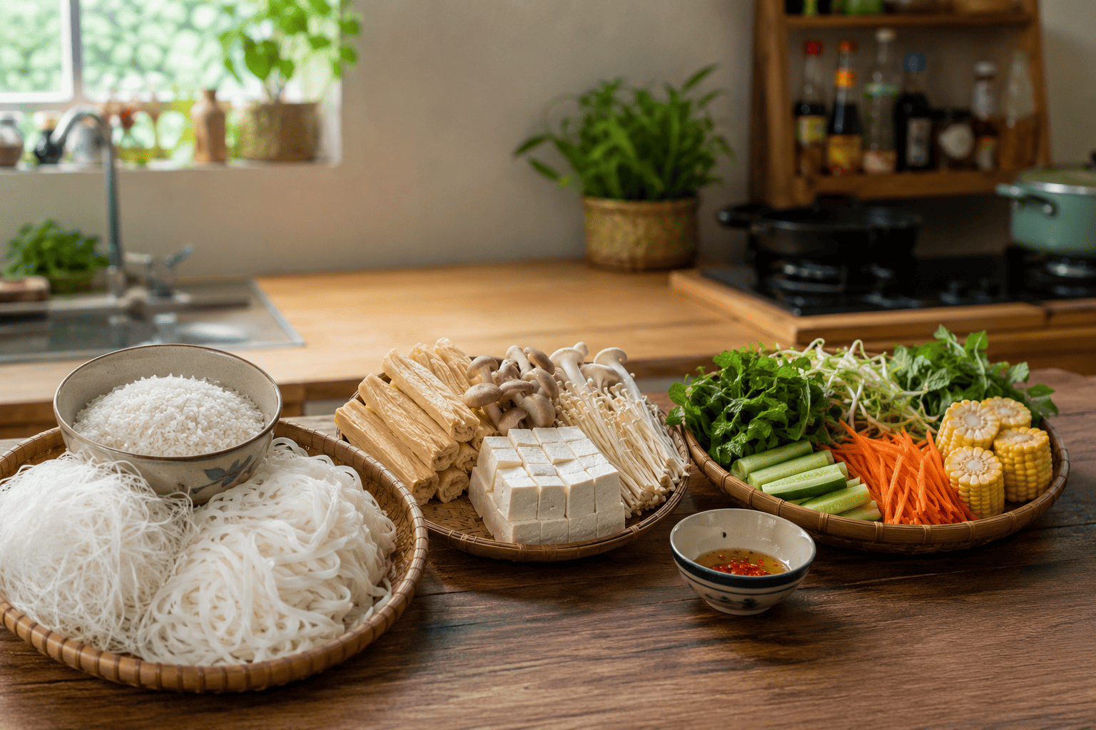 Ăn Chay Cùng Gia Đình Món Ăn Hòa Hợp Trên Mâm Cơm