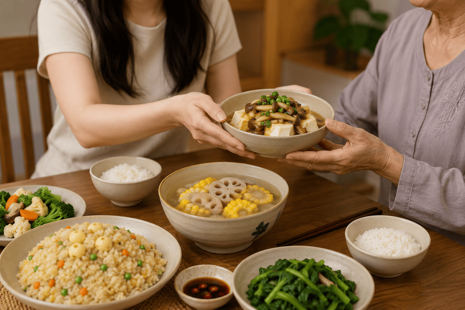 Mâm Cơm Chay Gia Đình Việt: Gọn, Đủ Món, Dễ Duy Trì