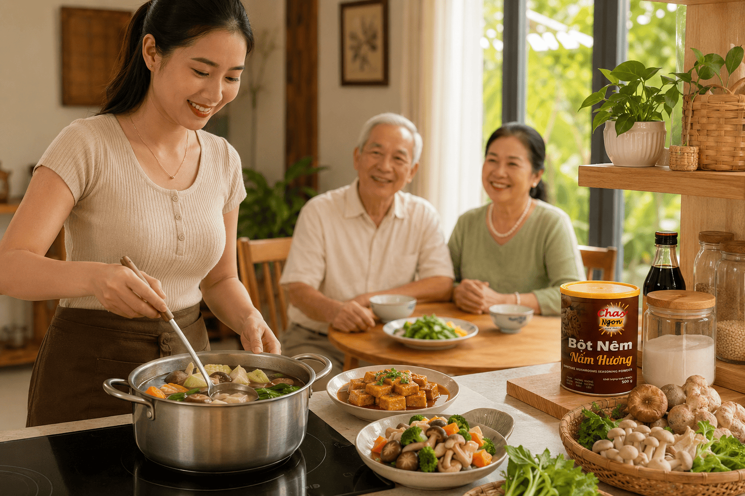 Nấu Món Chay Có Vị Quen Thuộc Cho Cha Mẹ