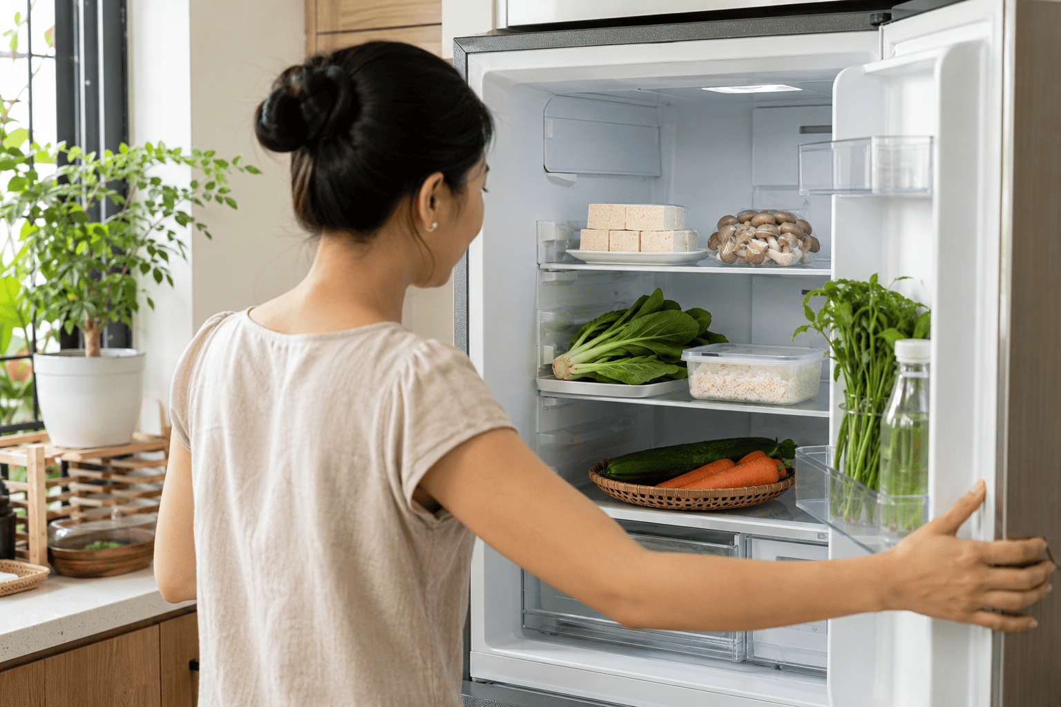 Gợi Ý Món Chay Nhanh Gọn Từ Nguyên Liệu Có Sẵn Trong Tủ Lạnh