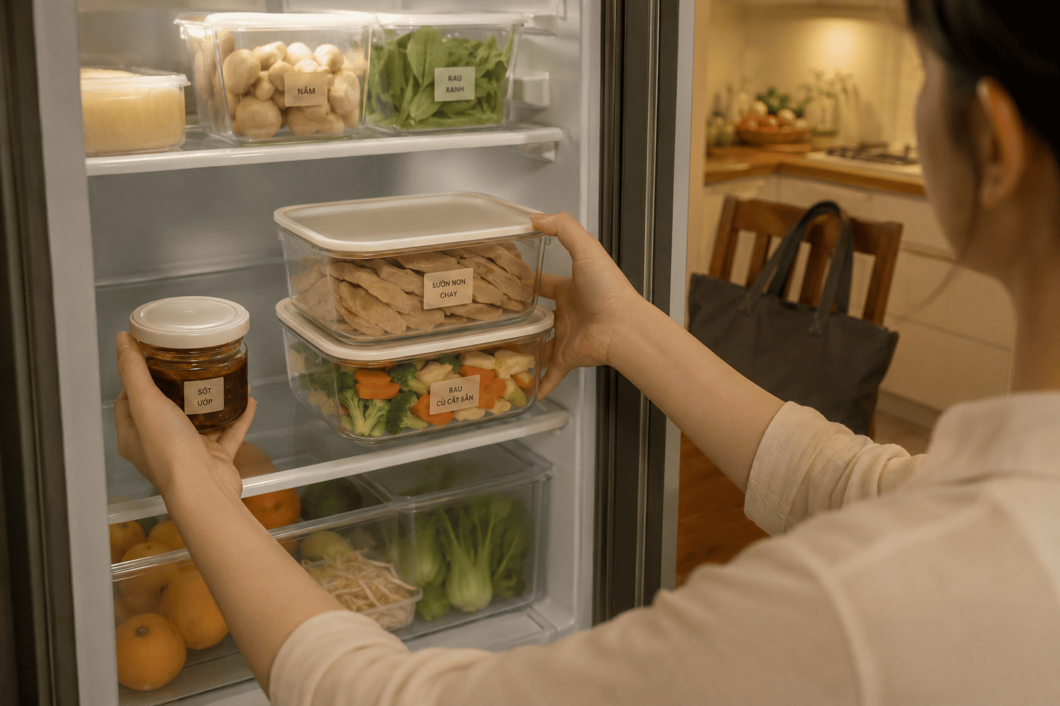 Tủ Lạnh Nên Có Gì Để Nấu Chay Nhanh?