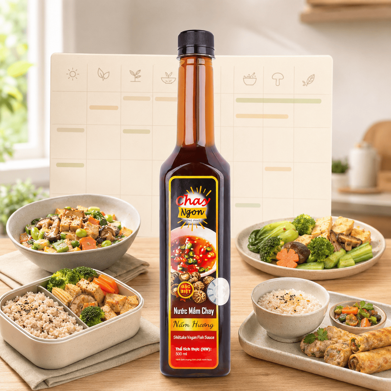 Khi Ăn Chay Không Cố Định- Một Chai Gia Vị Nên Dùng Ra Sao?