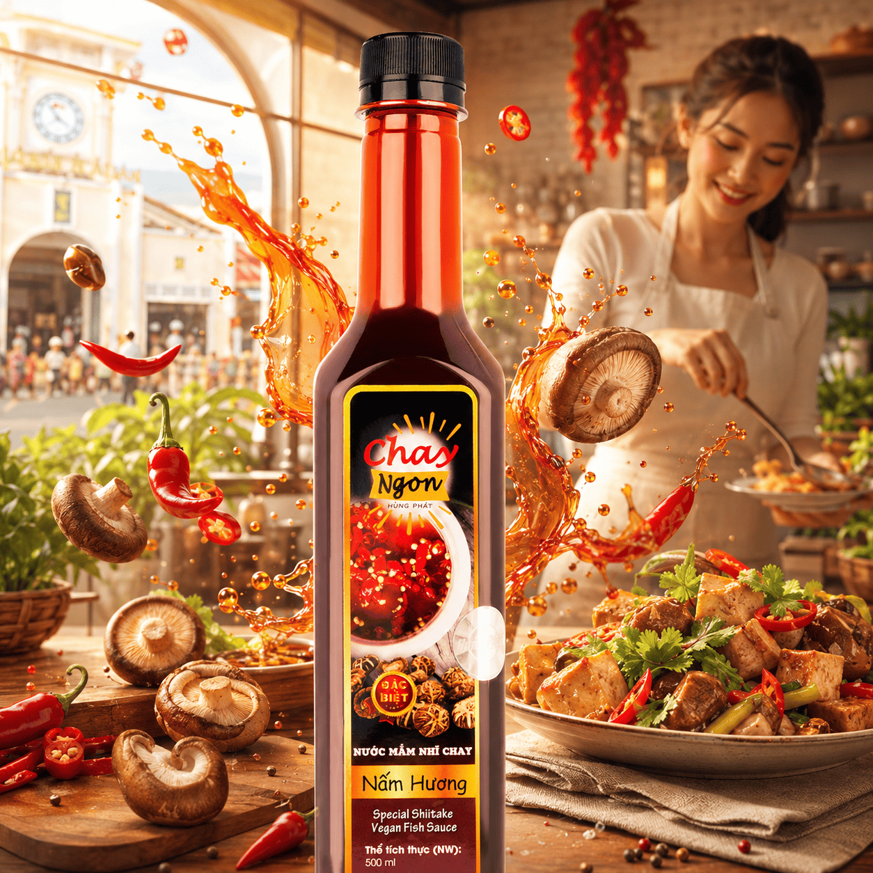 Nước Mắm Nhĩ Chay Nấm Hương– Điểm Vị Chỉn Chu Bữa Chay Có Khách