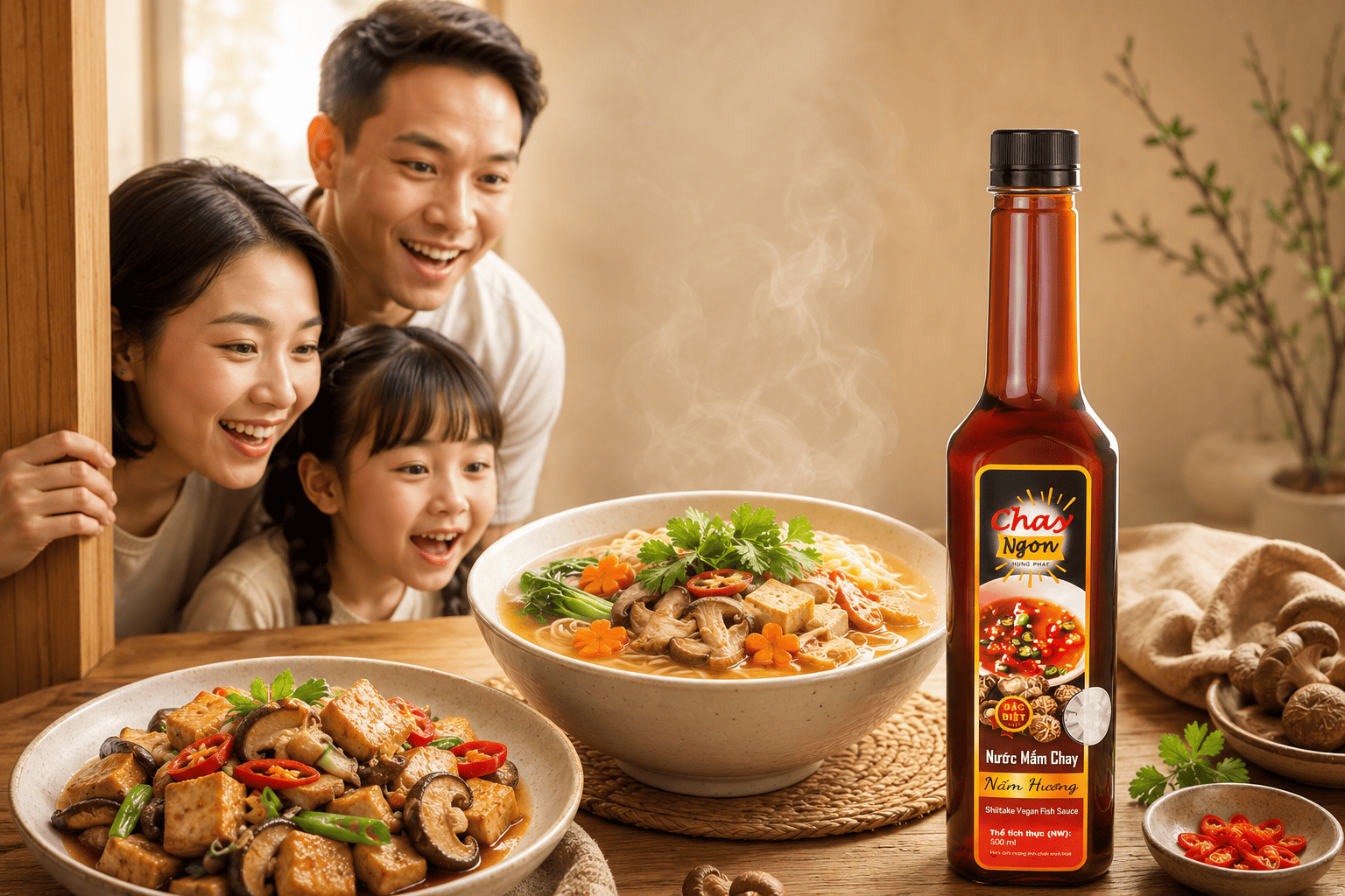 Nước Mắm Chay Nấm Hương Đặc Biệt Chọn Một Gia Vị Chay Cho Bếp Nhà