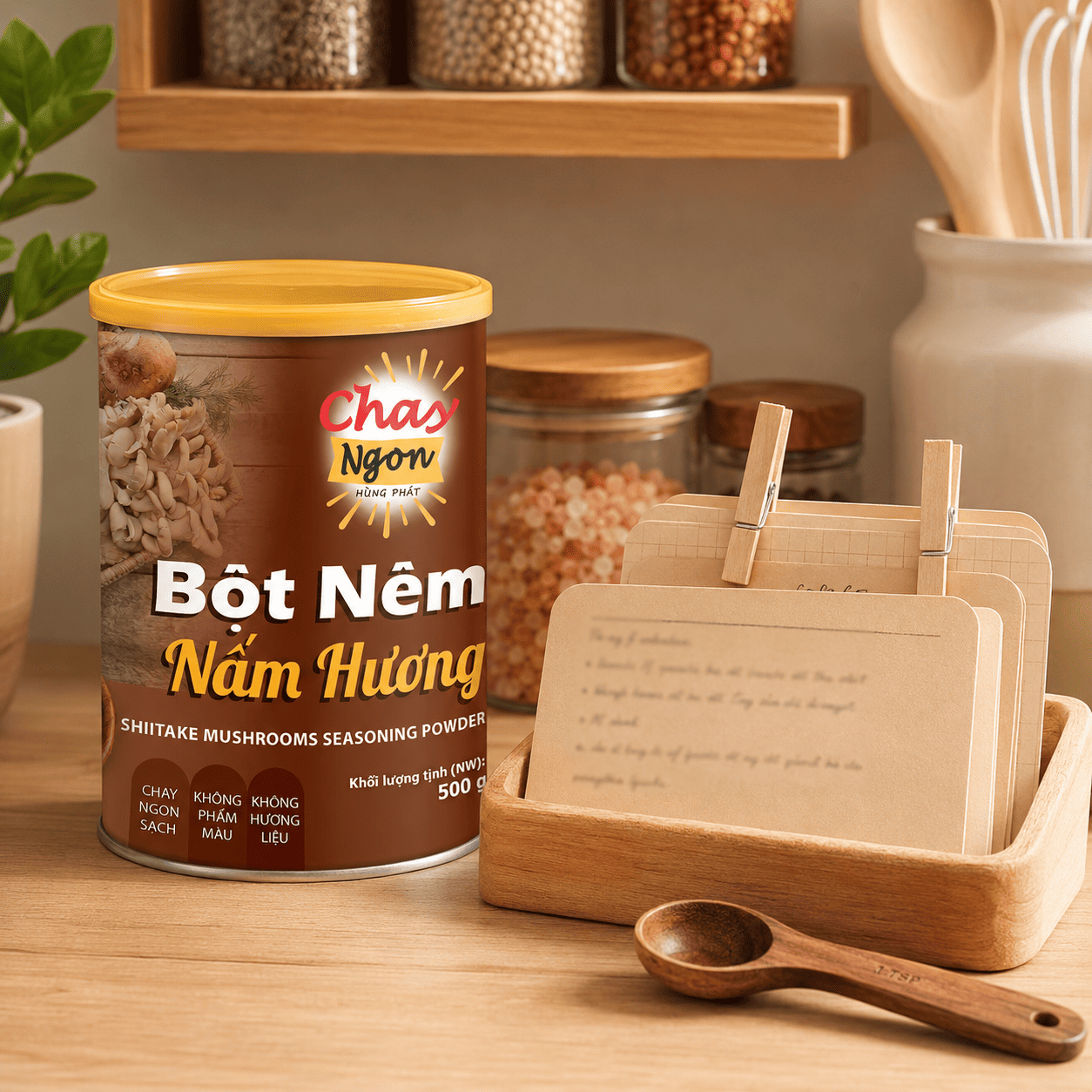 Sổ Tay Bếp Chay Giúp Lưu Công Thức Gia Đình Dễ Dùng Lại