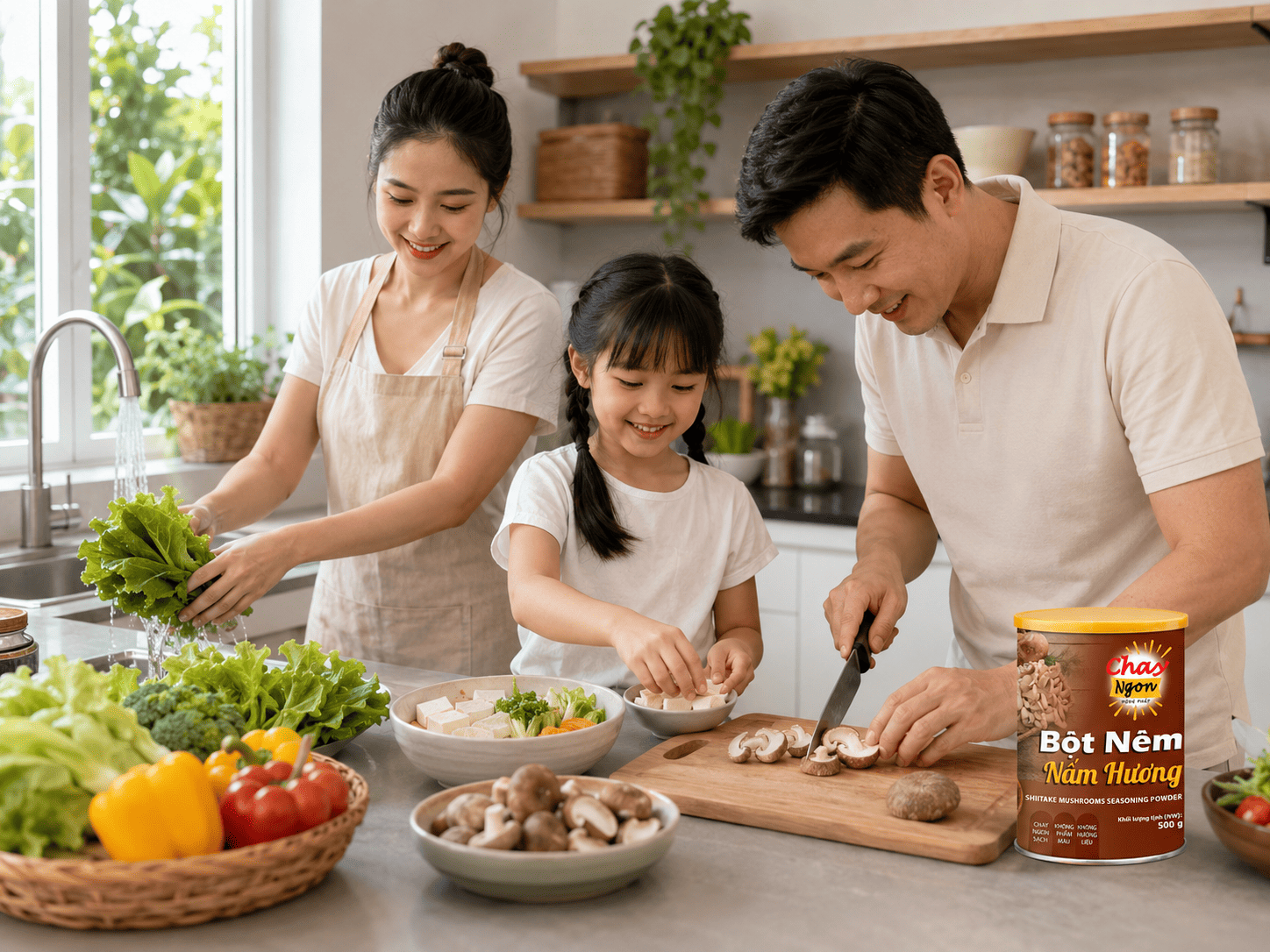 Bữa Chay Cuối Tuần Gia Đình Gọn Nhưng Vẫn Cần Có Điểm Vị