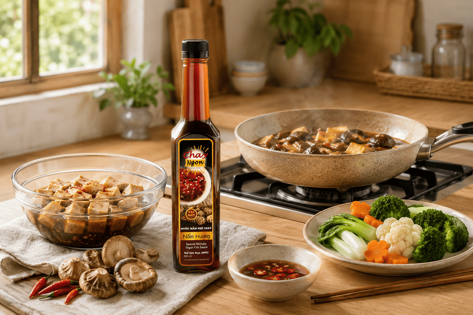 3 Cách Dùng Nước Mắm Nhĩ Chay Trong Bữa Cơm Chay