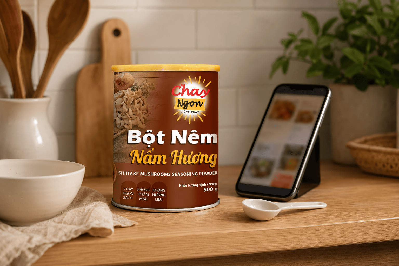 Chọn Bột Nêm Chay Nấm Hương Cho Căn Bếp Nên Nhìn Vào Thói Quen Nêm