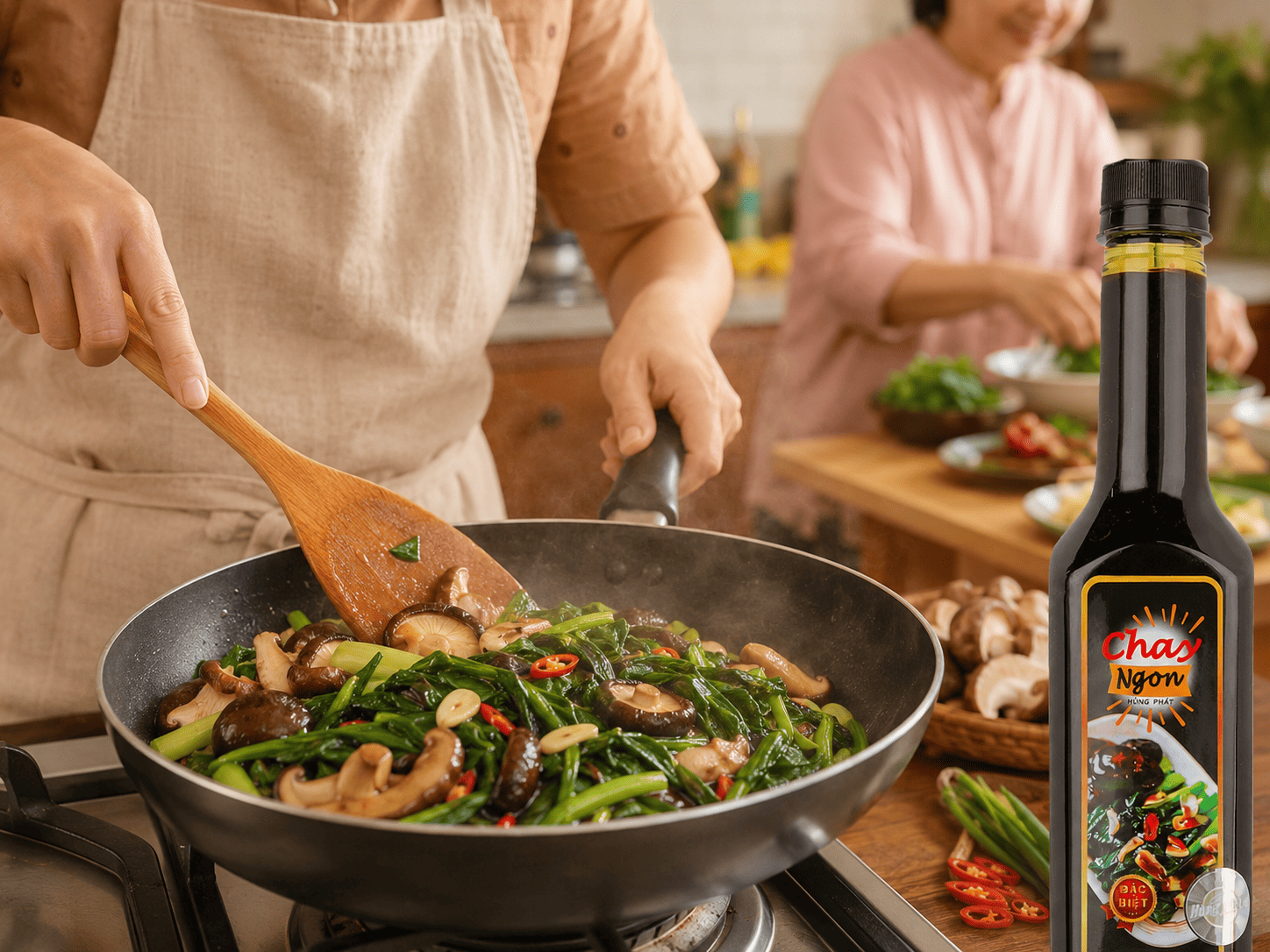 Gợi Ý Dùng Dầu Hào Chay Cho Món Xào Và Món Rim