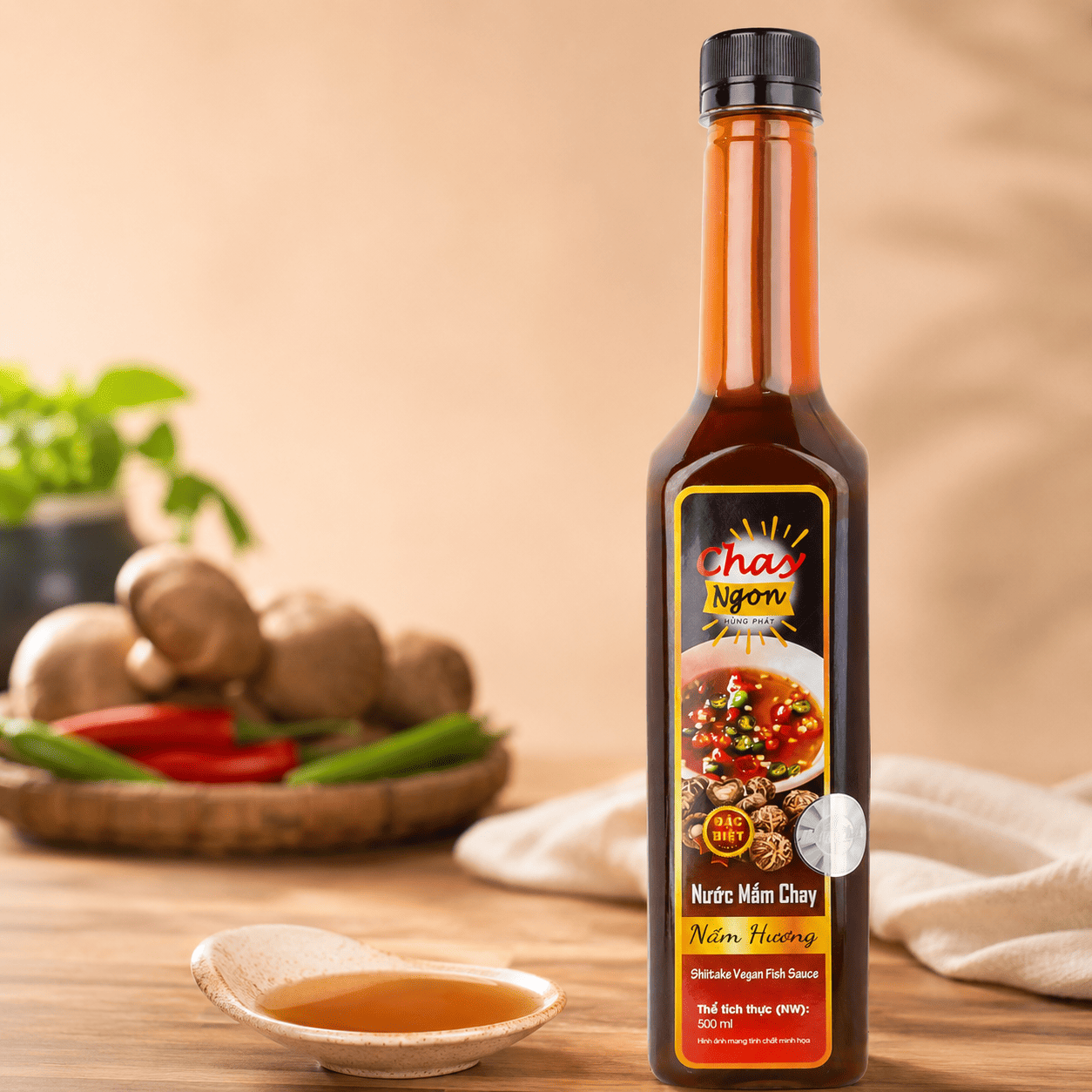 Nước Mắm Chay Nấm Hương Cho Món Chay Thêm Đậm Đà